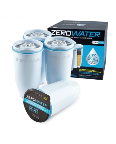 ZEROWATER 4-PACK REPLACEMENT FILTER, KAINA BE PVM: 70, KODAS: ZR-004 | 001