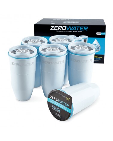 ZEROWATER 6-PACK REPLACEMENT FILTER, KAINA BE PVM: 102, KODAS: ZR-006 | 002