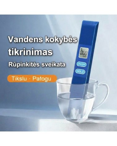 TDS vandens kokybės matuoklis, KAINA BE PVM: 0, KODAS: TDS-ZEROWATER | 004